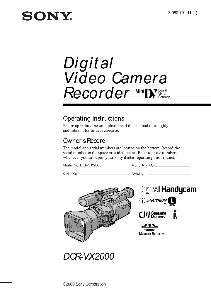 DCR-VX2000_568024.PDF Datasheet