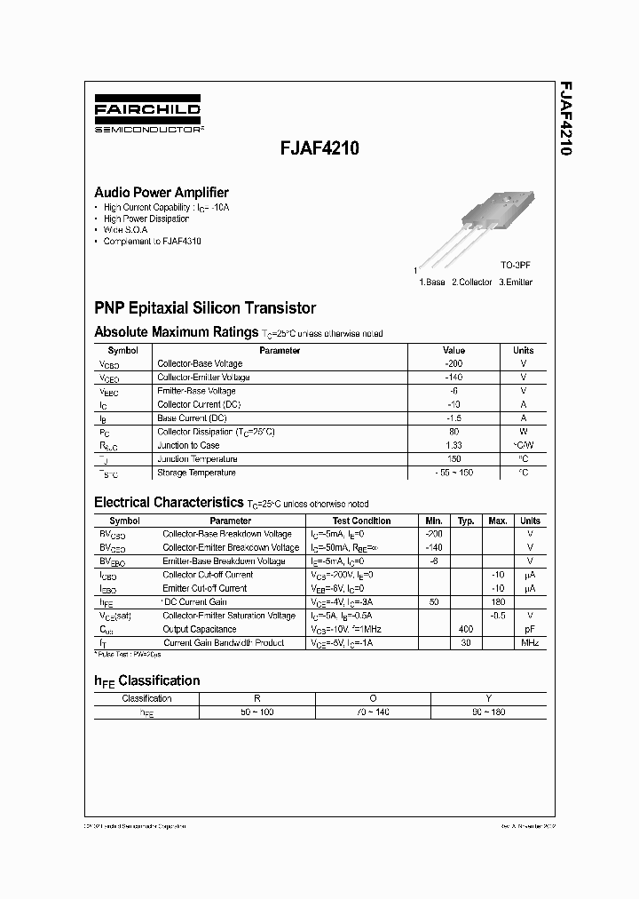 FJAF4210_566491.PDF Datasheet