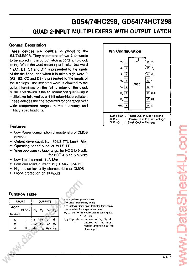 GD74HCT298_659161.PDF Datasheet