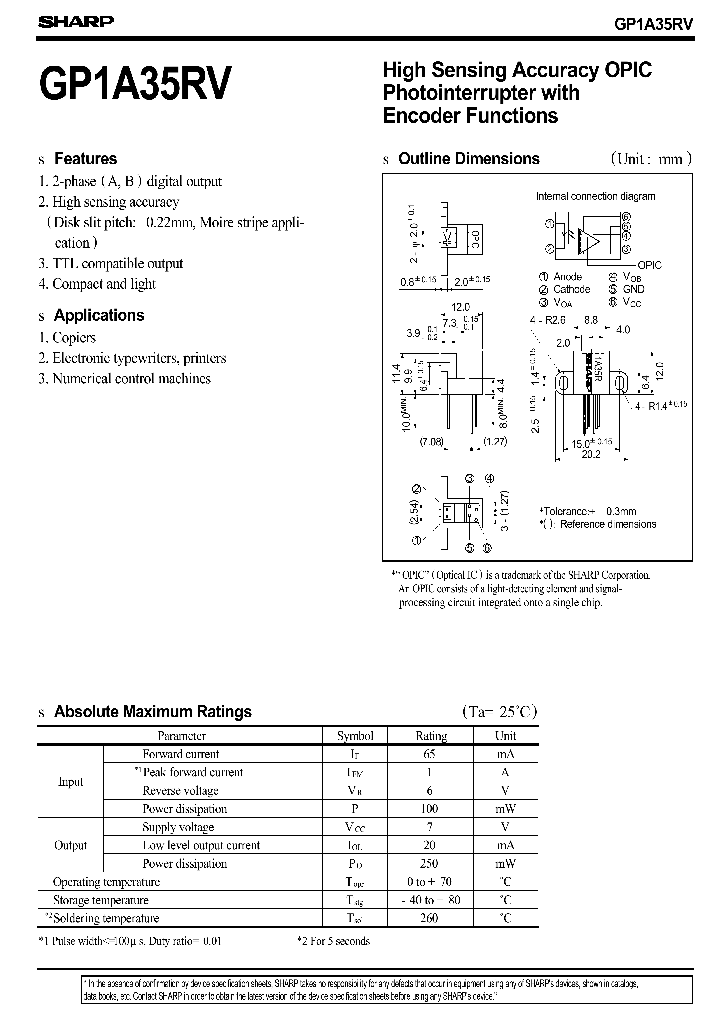 GP1A35RV_681293.PDF Datasheet