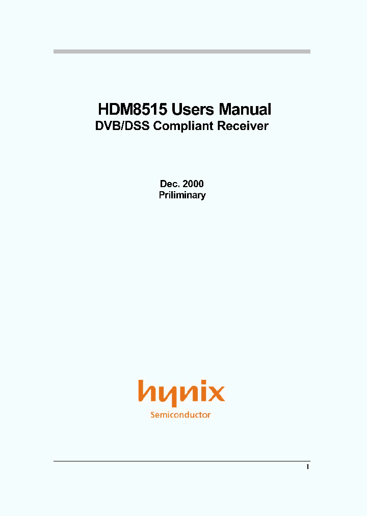 HDM8515_187784.PDF Datasheet