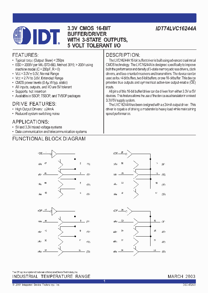 IDT74LVC16244A_594395.PDF Datasheet