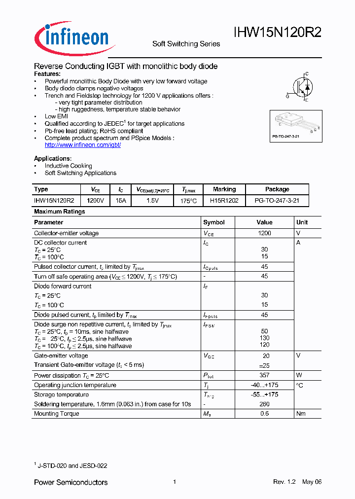 IHW15N120R2_655479.PDF Datasheet