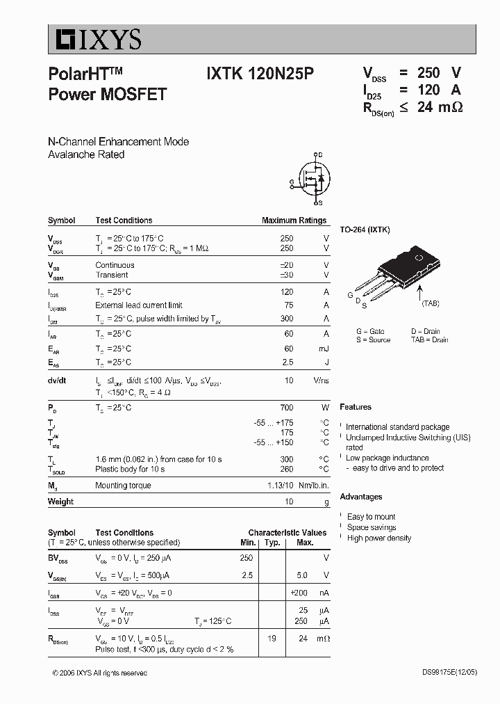 IXTK120N25P_622368.PDF Datasheet