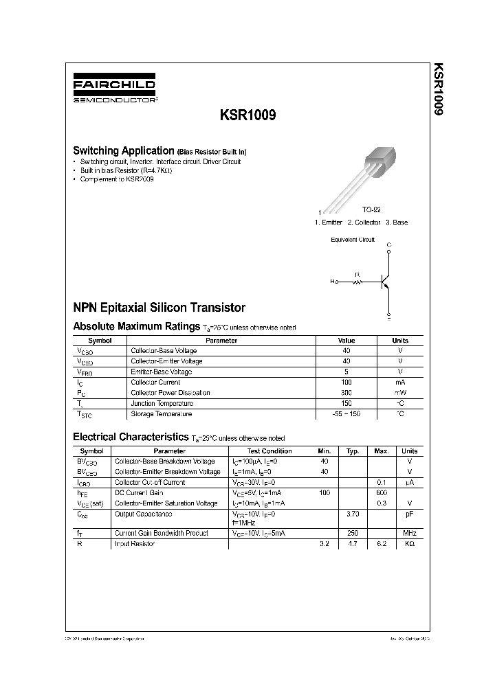 KSR1009_763891.PDF Datasheet