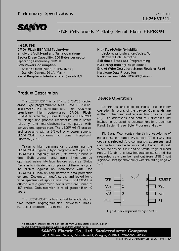 LE25FV051T_577669.PDF Datasheet