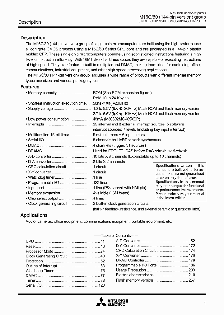 M30802FCGP_191816.PDF Datasheet