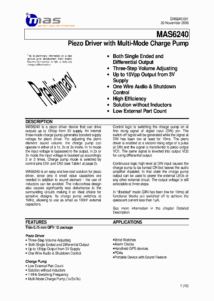 MAS6240A1TC00_733587.PDF Datasheet