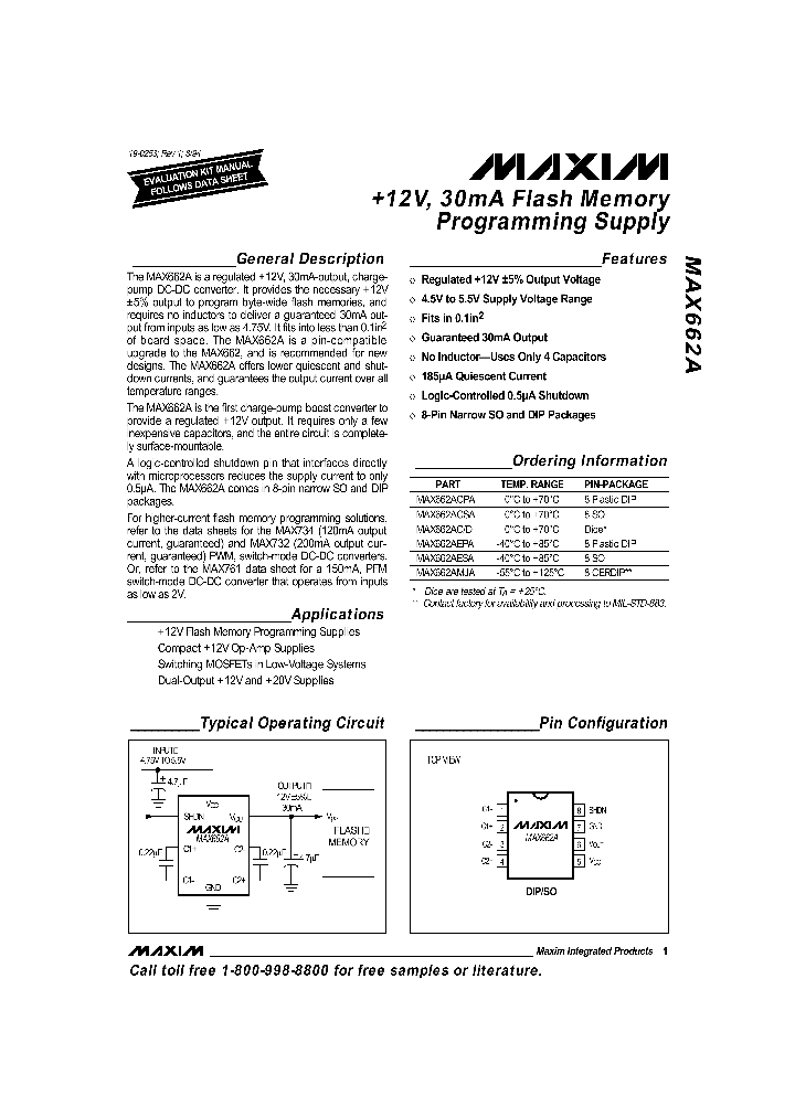 MAX662A_15742.PDF Datasheet