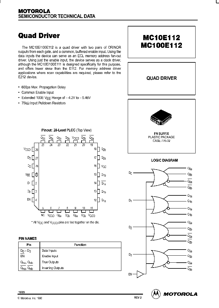MC10E112_88308.PDF Datasheet