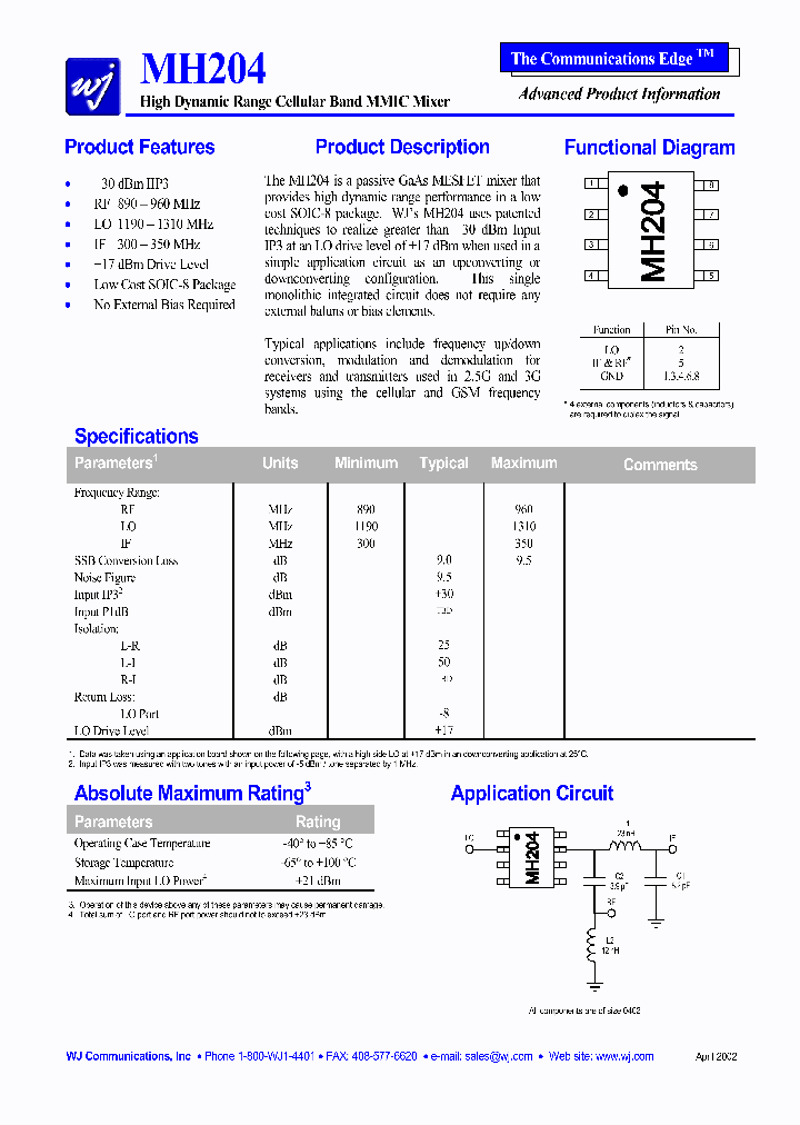 MH204_735612.PDF Datasheet