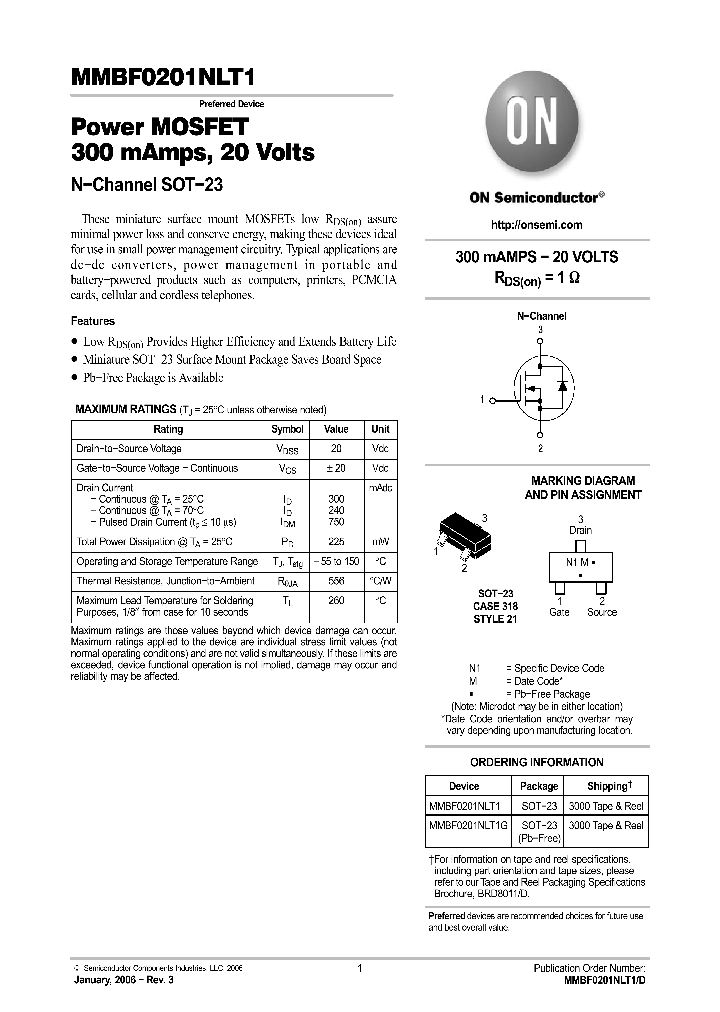 MMBF0201NLT106_595313.PDF Datasheet