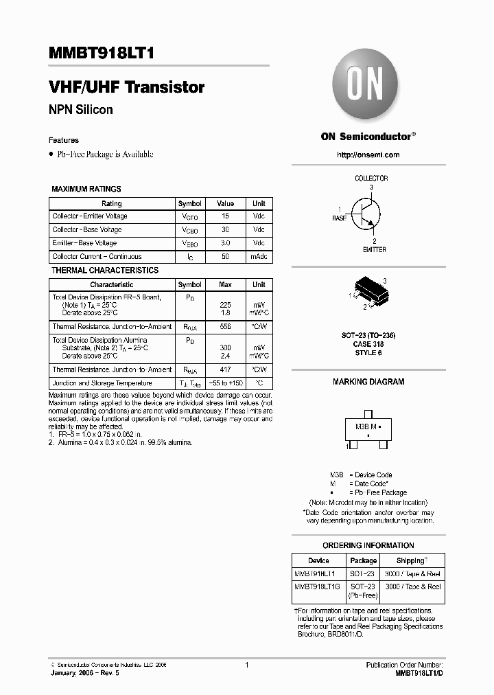 MMBT918LT1G_560721.PDF Datasheet