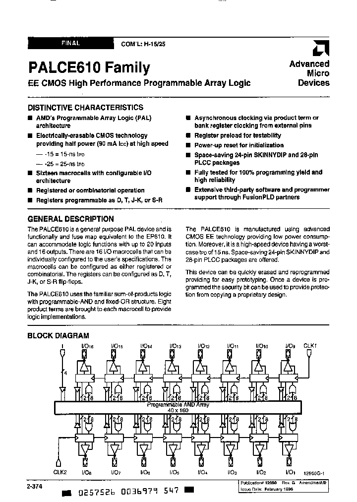 PALCE610H-25PC_573609.PDF Datasheet