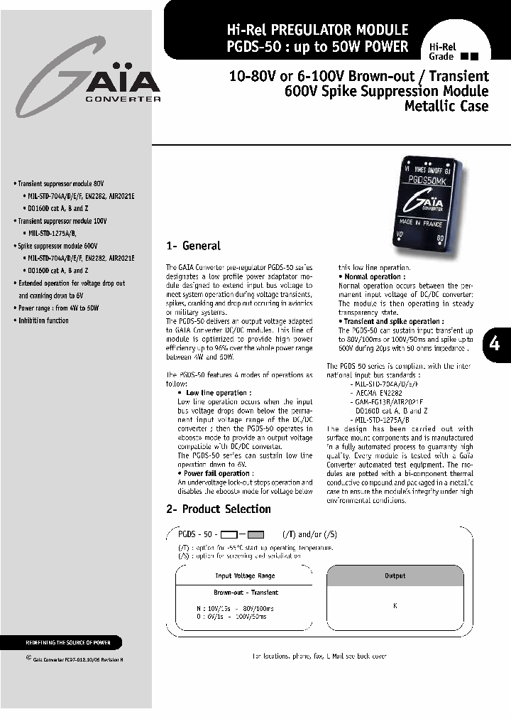 PGDS-50_618885.PDF Datasheet