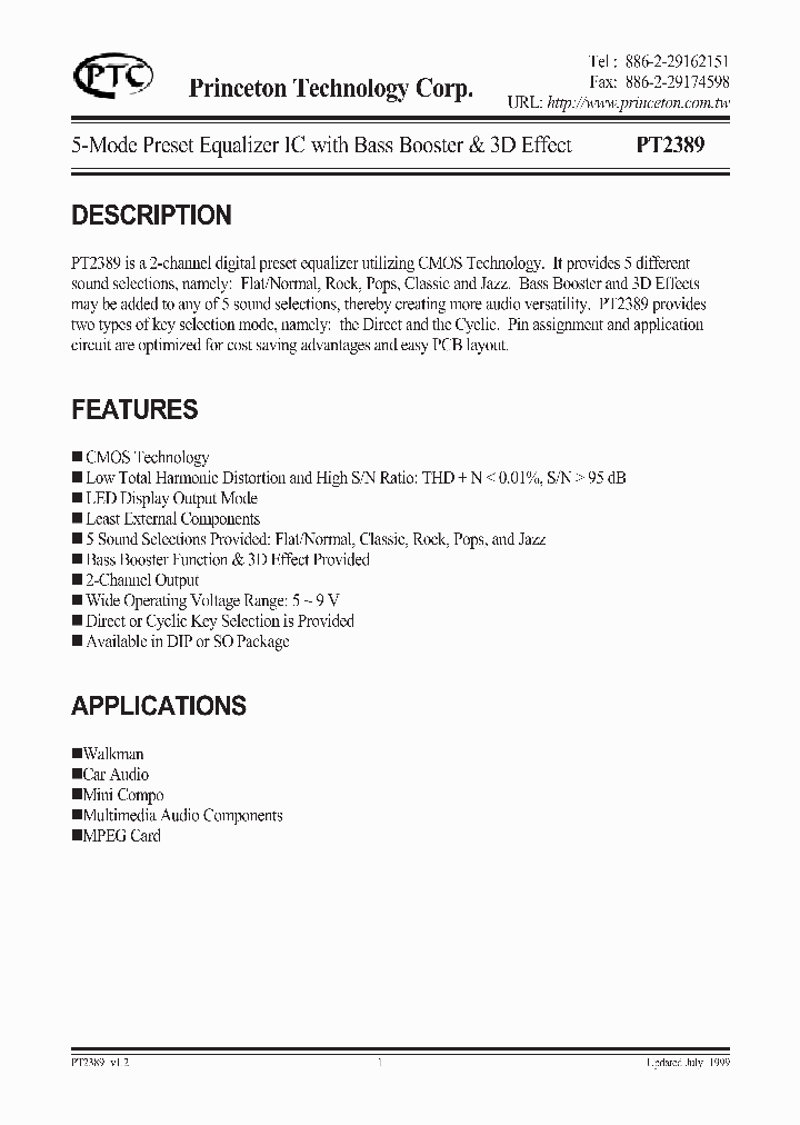 PT2389-SN_166611.PDF Datasheet