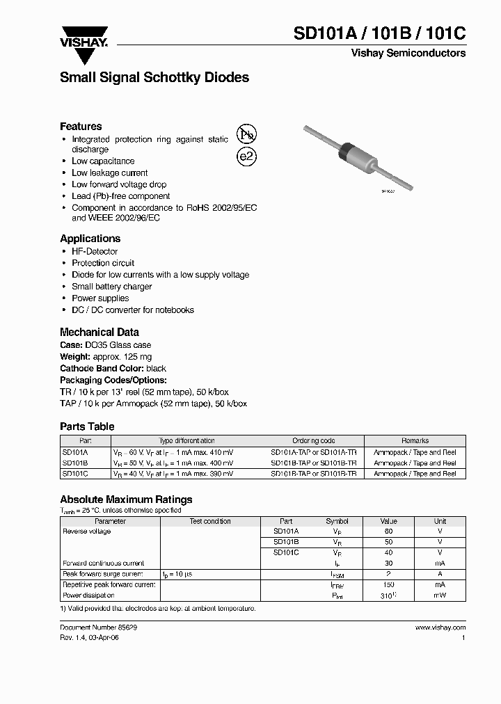 SD101A_746494.PDF Datasheet