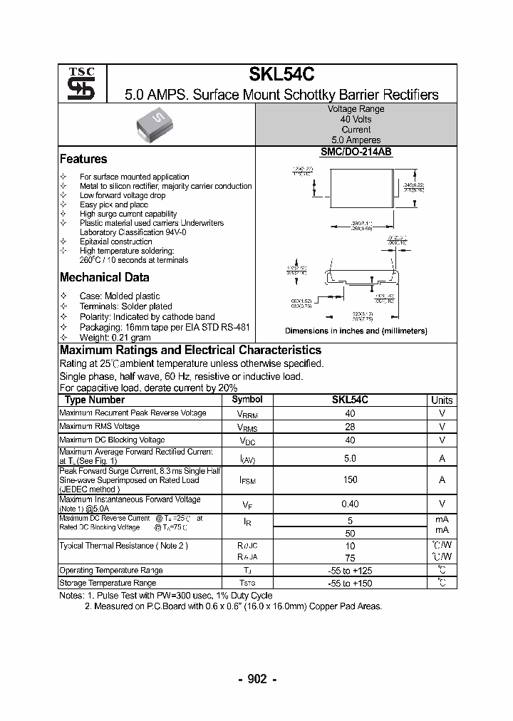 SKL54C_599752.PDF Datasheet