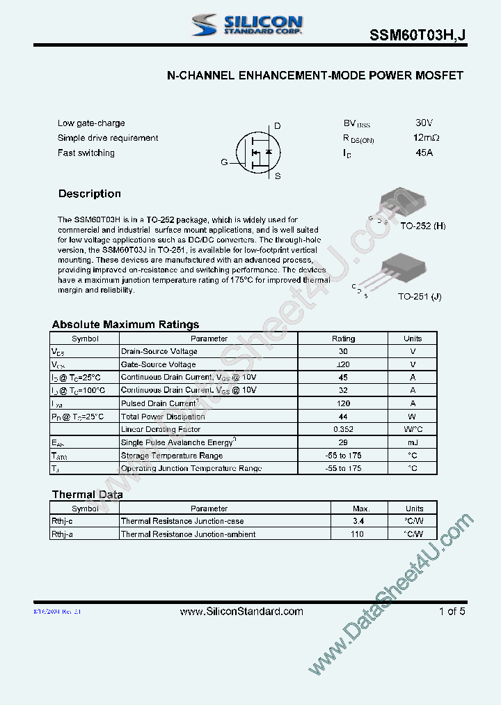 SSM60T03H_780211.PDF Datasheet