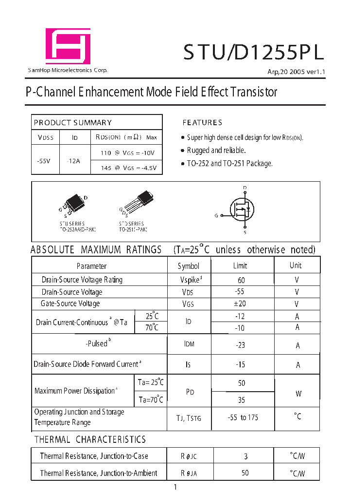 STU1255PL_643827.PDF Datasheet