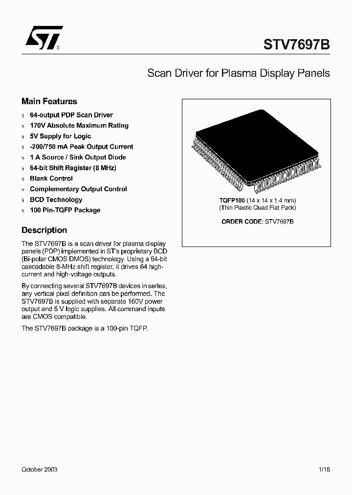 STV7697B_600749.PDF Datasheet