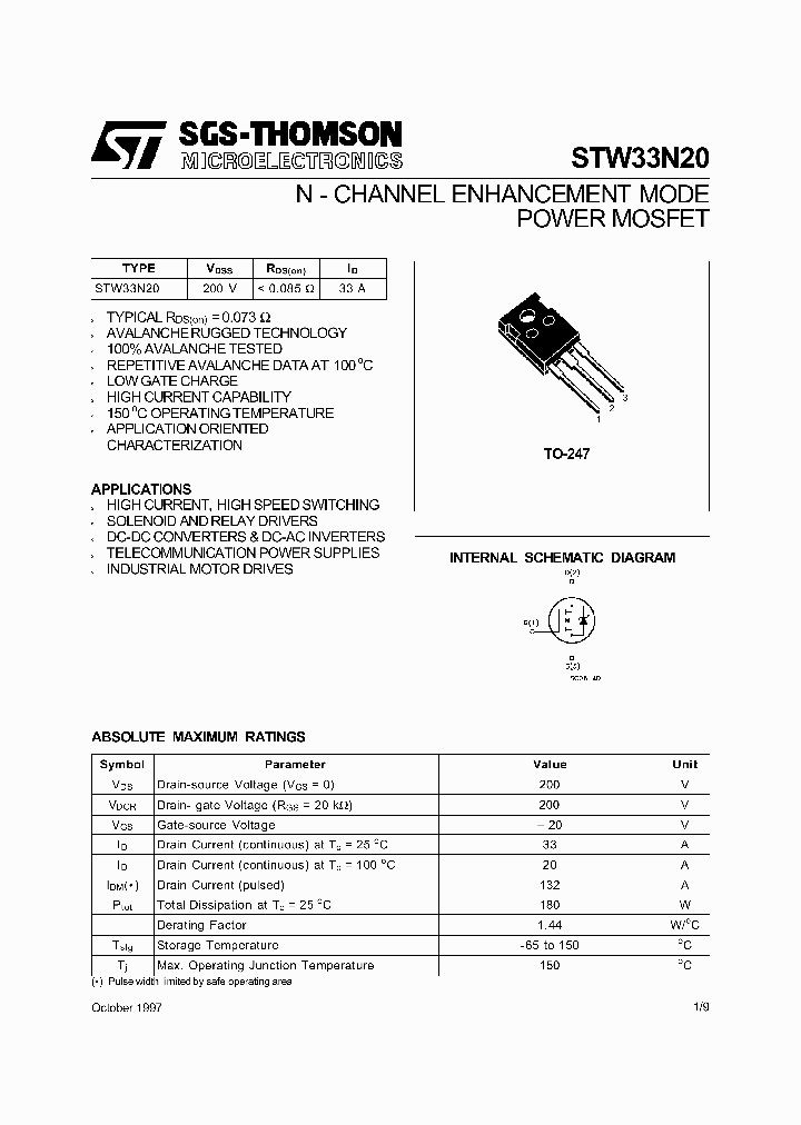 STW33N20_563630.PDF Datasheet