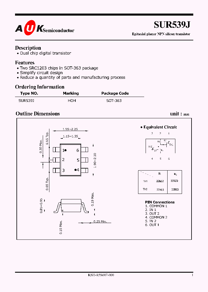 SUR539J_638457.PDF Datasheet