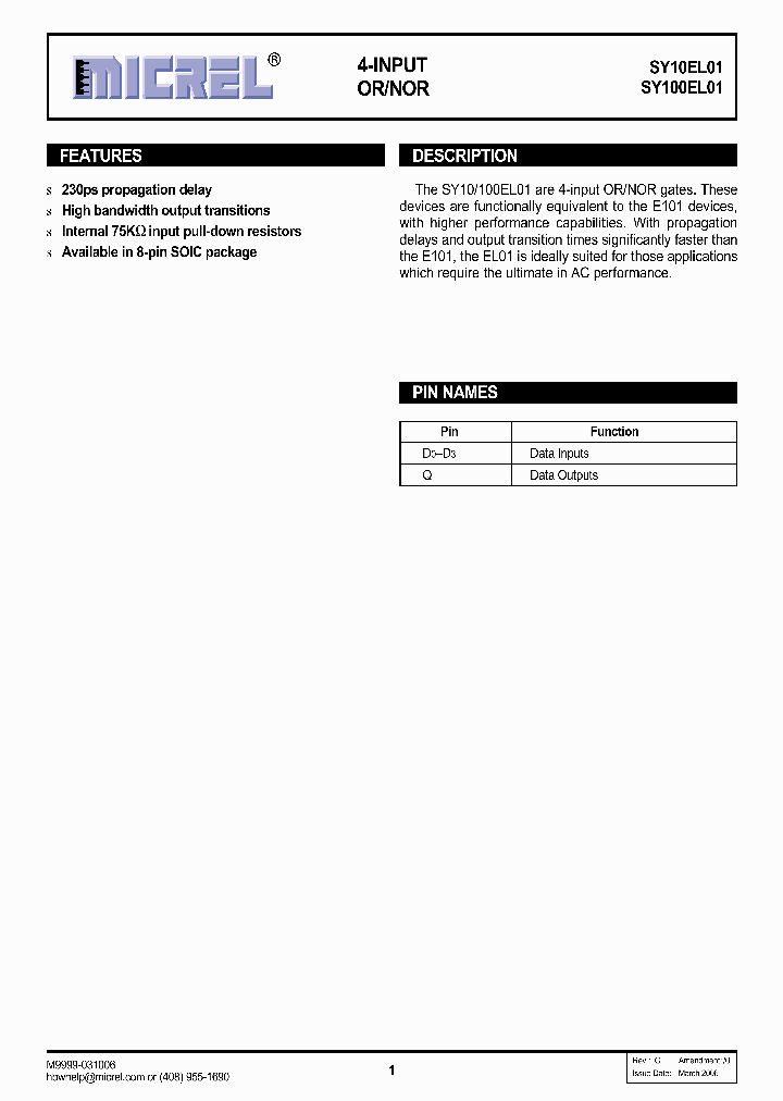 SY10EL0106_760526.PDF Datasheet