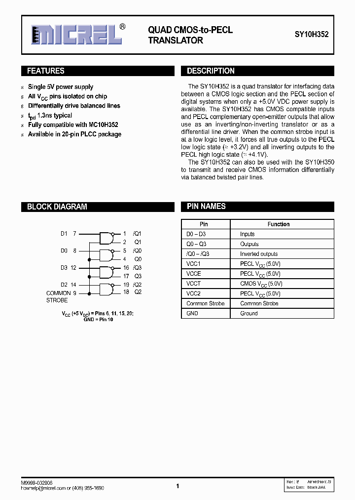 SY10H352JZTR_714612.PDF Datasheet