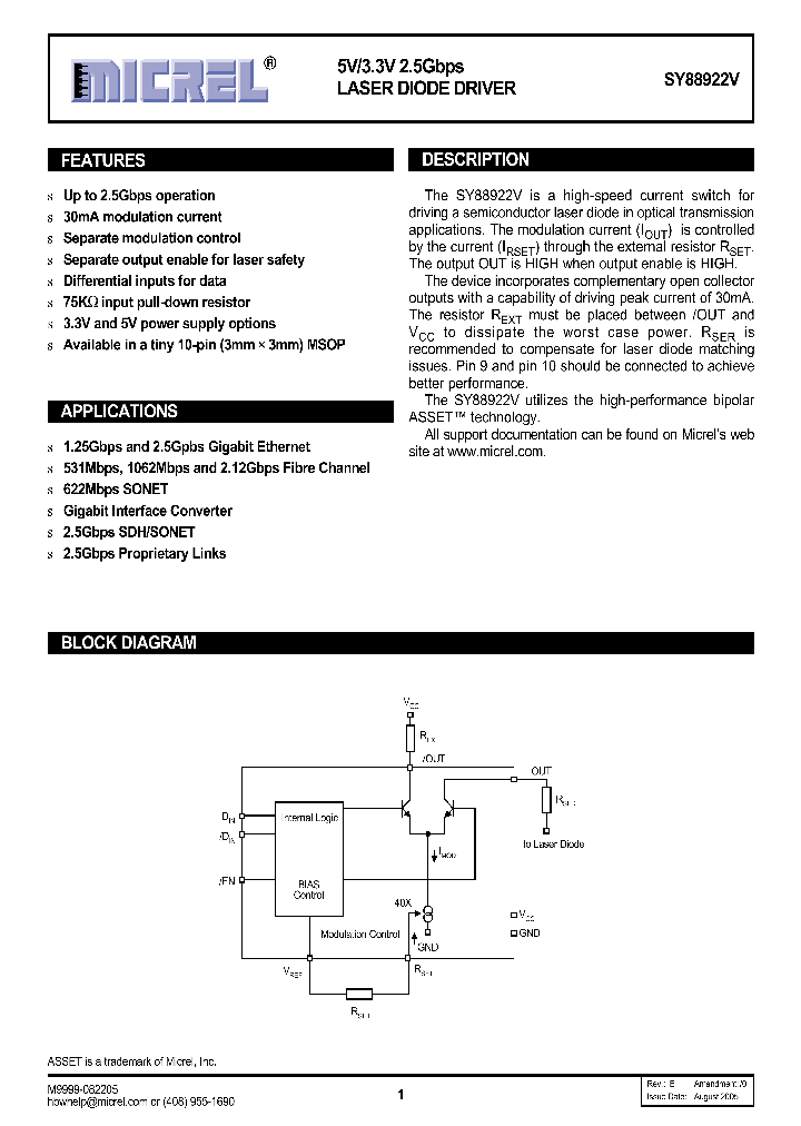 SY88922VKG_754389.PDF Datasheet