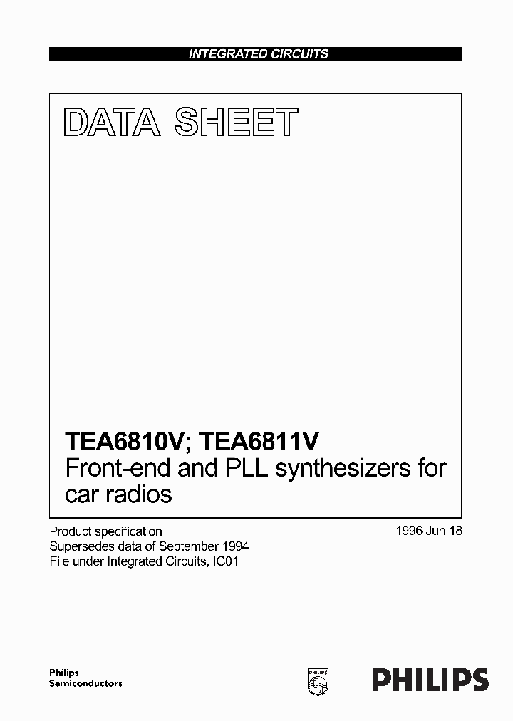 TEA6810V_596305.PDF Datasheet