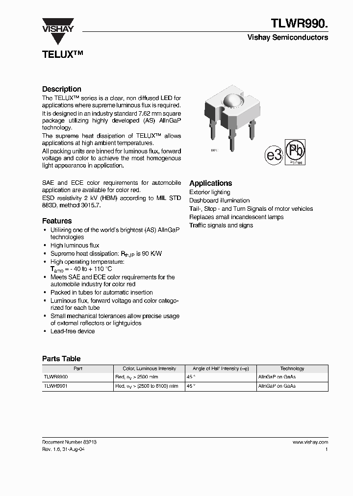 TLWR9900_675207.PDF Datasheet