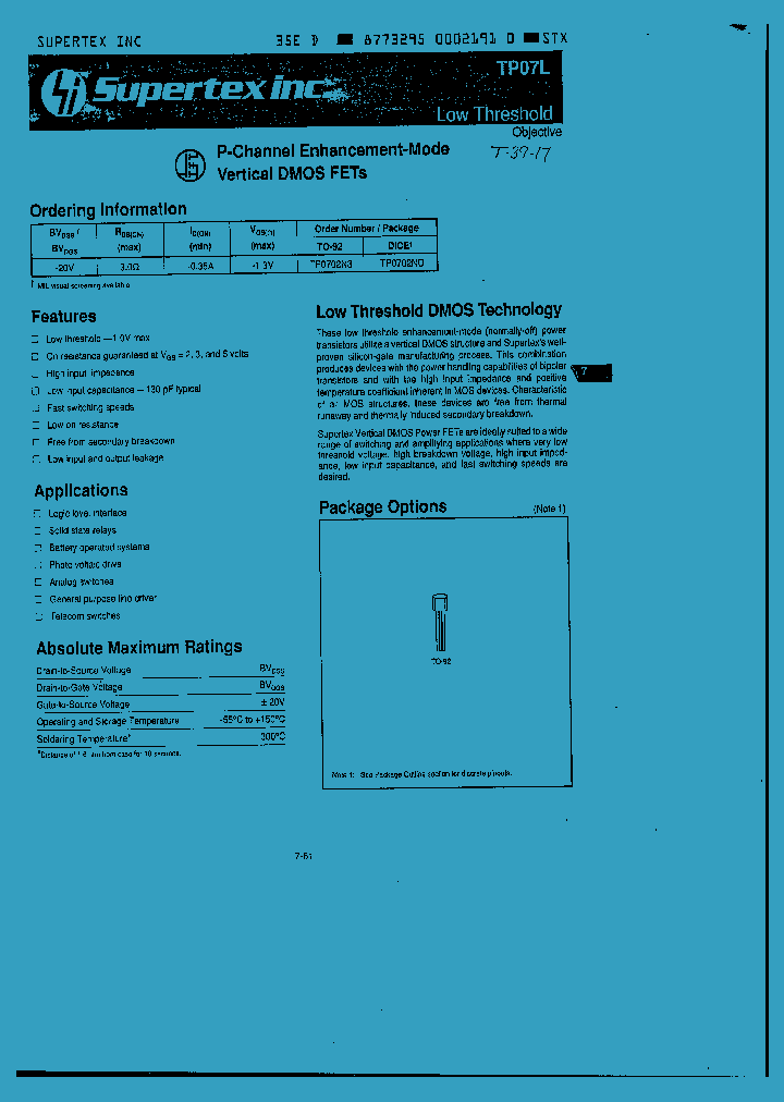 TP0702N3_64652.PDF Datasheet