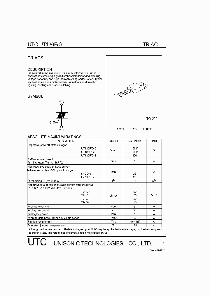 UT136F_750906.PDF Datasheet