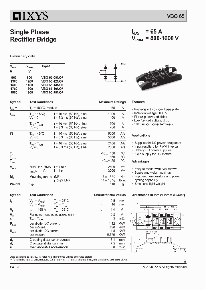 VBO65-12NO7_613190.PDF Datasheet