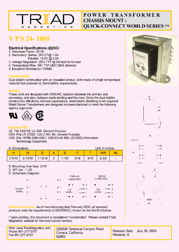 VPS24-1000_715824.PDF Datasheet