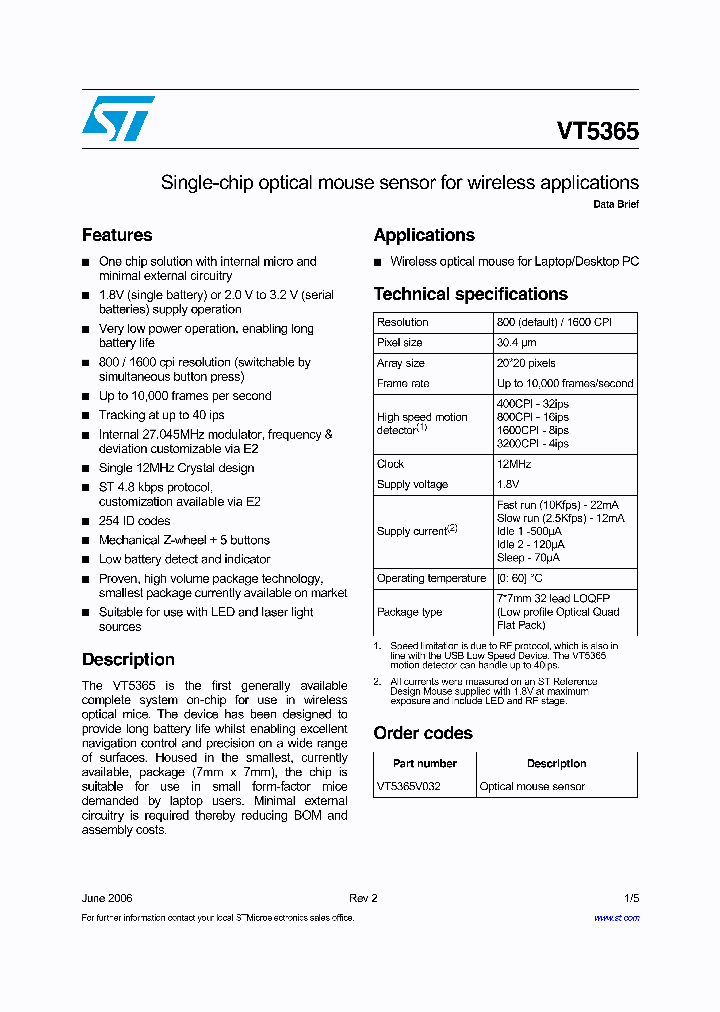 VT5365_566573.PDF Datasheet