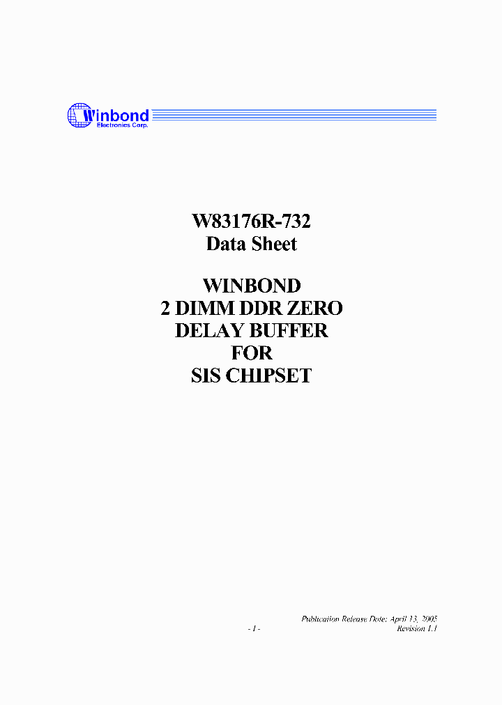 W83176R-732_654195.PDF Datasheet