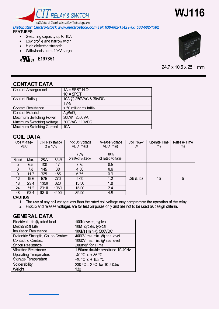 WJ115F31CS24VDC_633779.PDF Datasheet