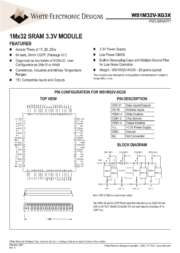 WS1M32V-25G3C_651640.PDF Datasheet