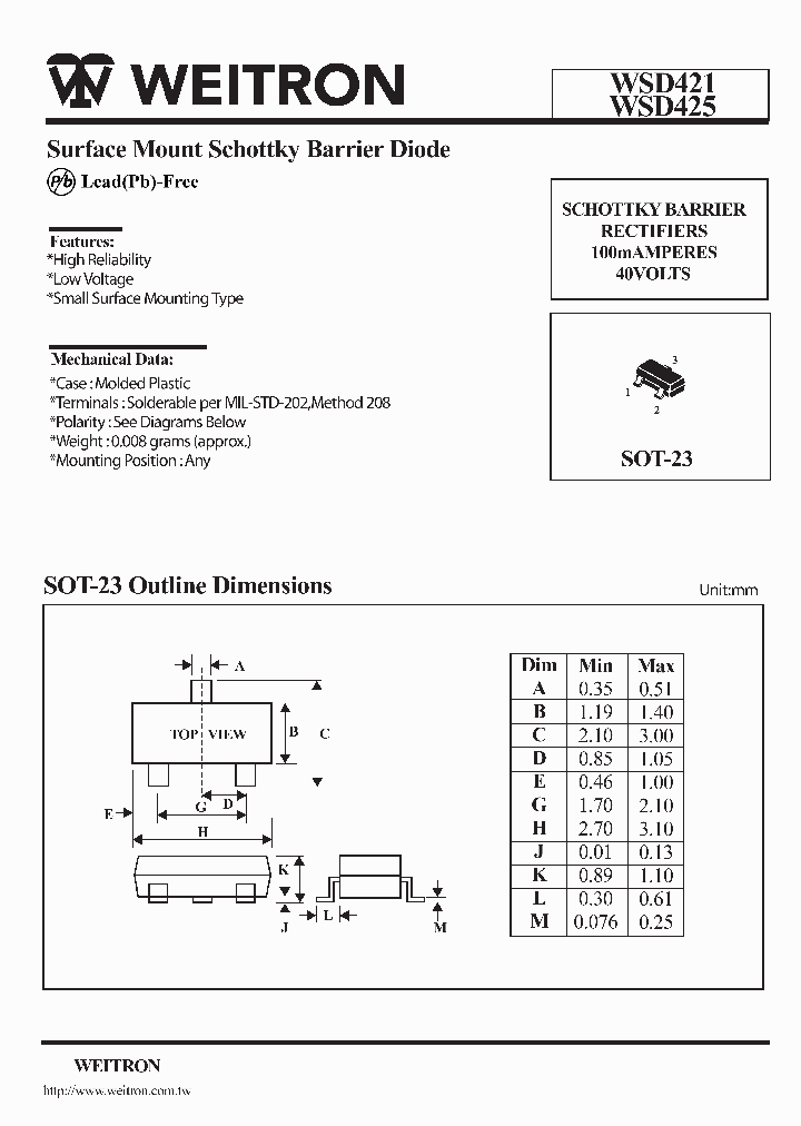 WSD425_658512.PDF Datasheet