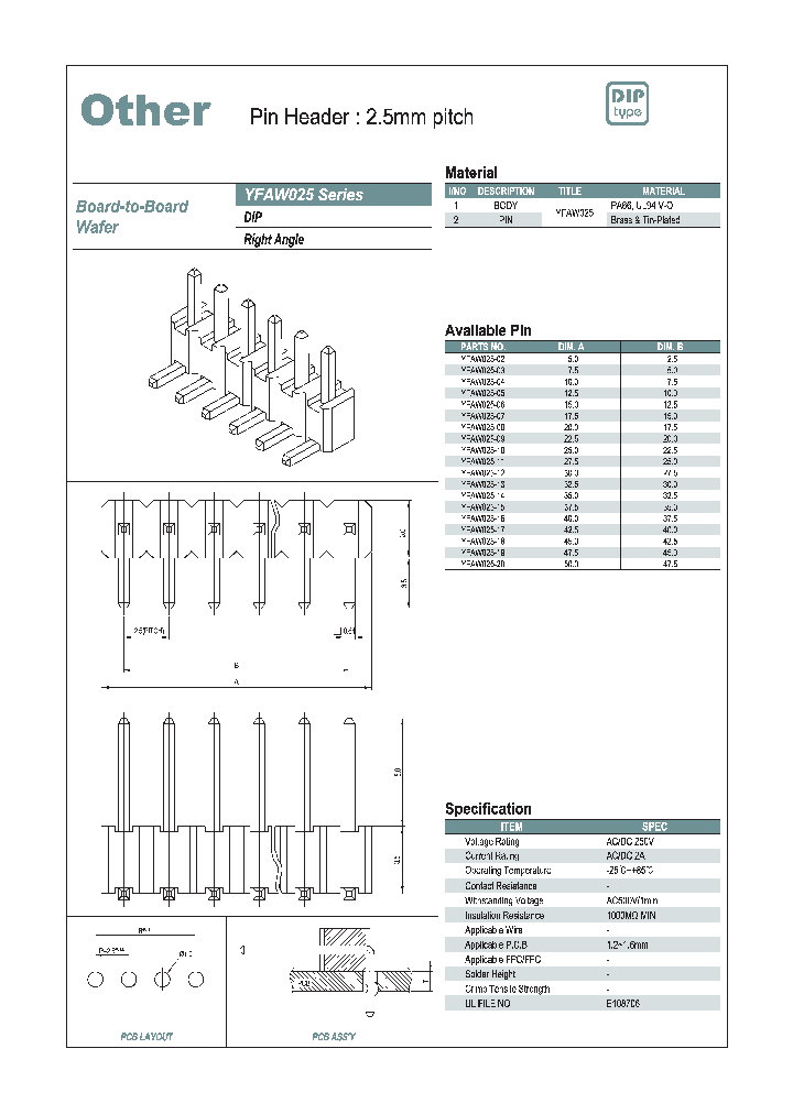 YFAW025-07_649930.PDF Datasheet