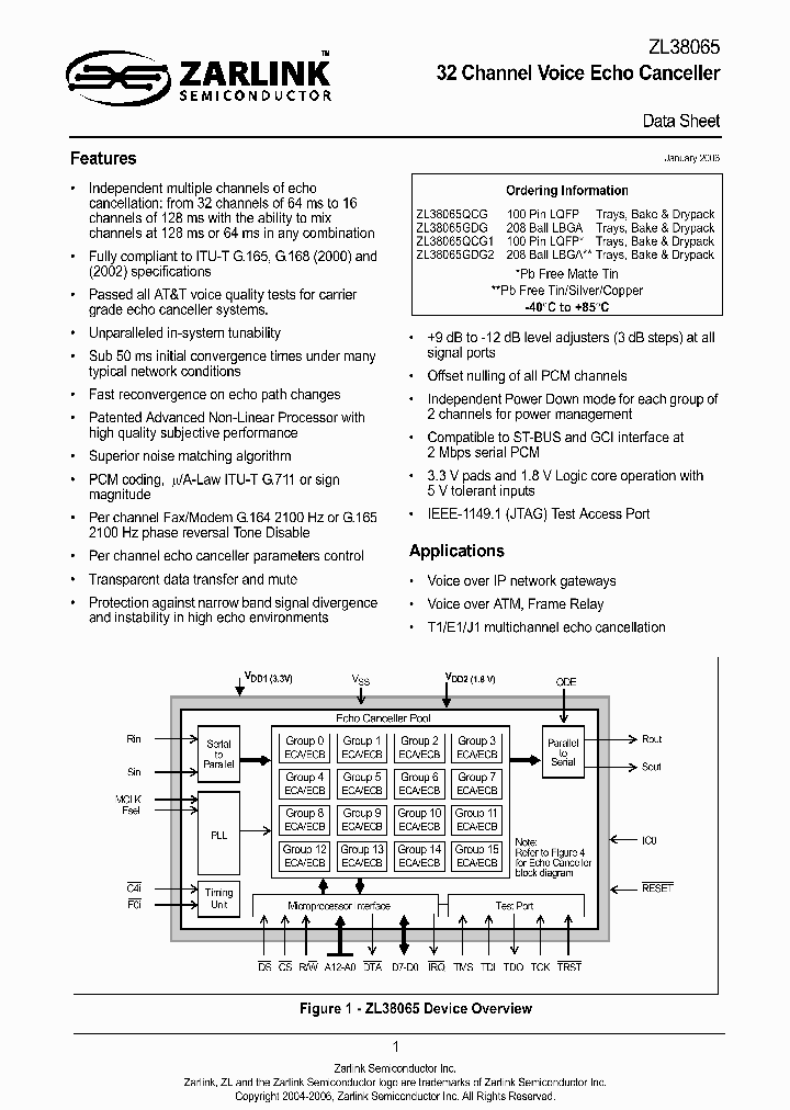 ZL38065GDG_736176.PDF Datasheet