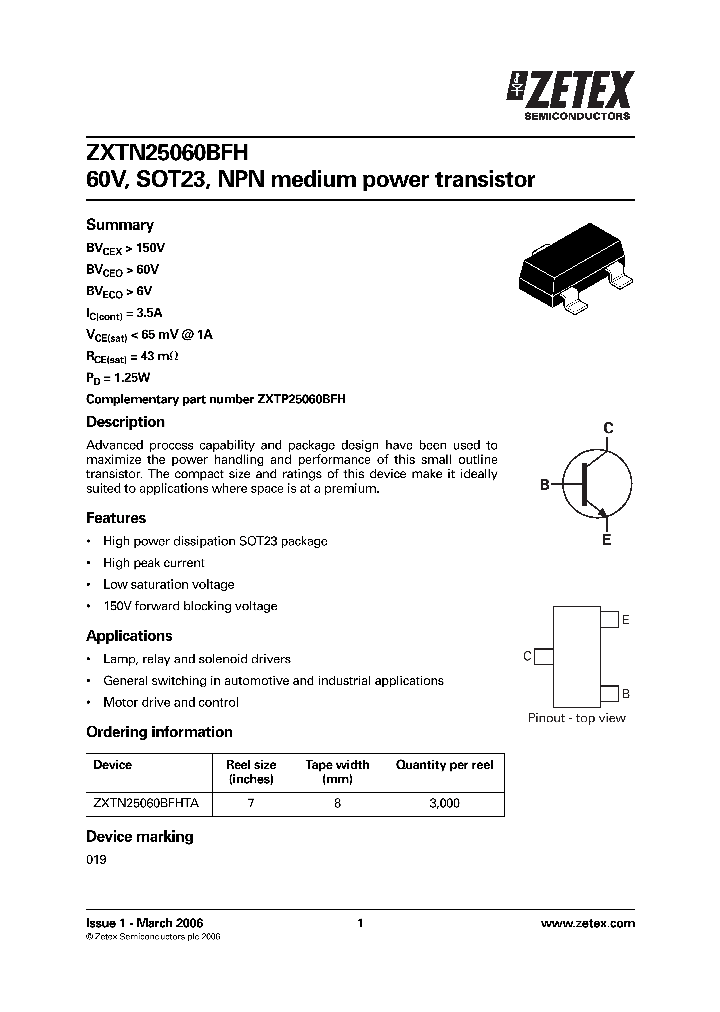 ZXTN25060BFH_731136.PDF Datasheet