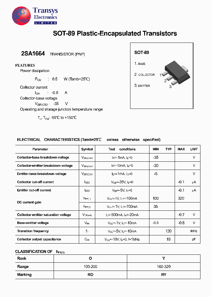 2SA1664_917233.PDF Datasheet