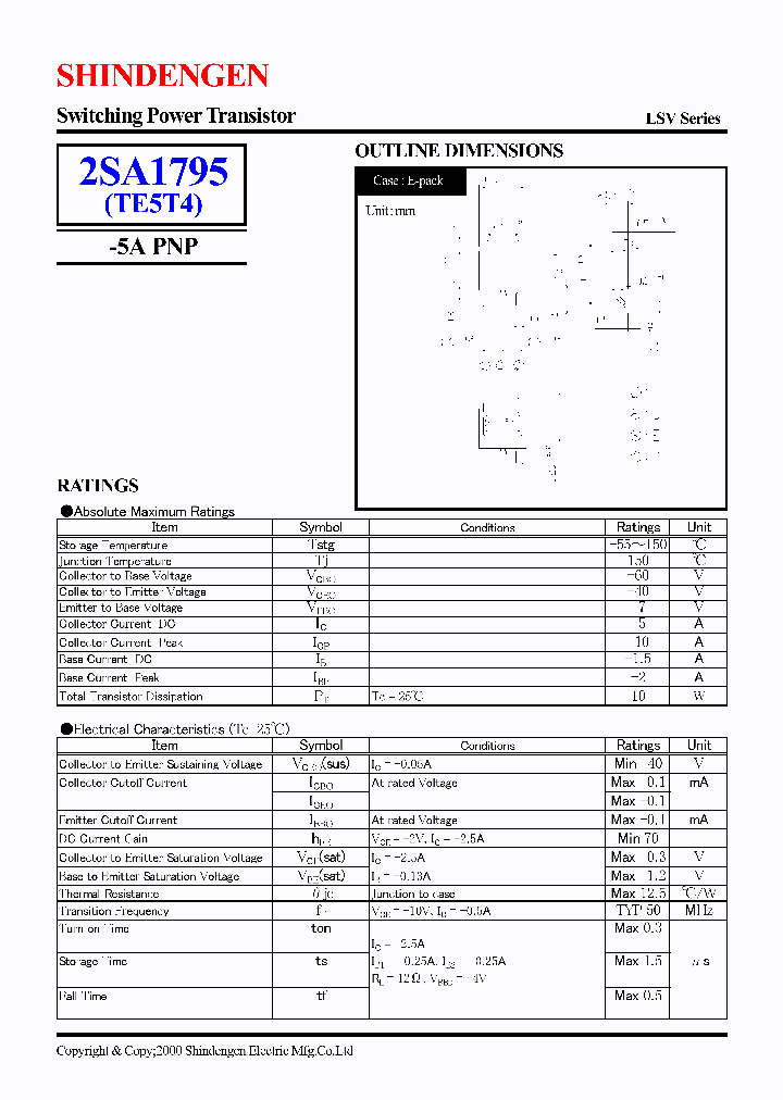 2SA1795_885878.PDF Datasheet