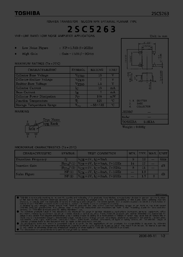 2SC5263_953552.PDF Datasheet