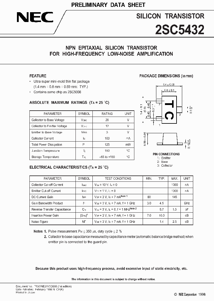 2SC5432_939112.PDF Datasheet