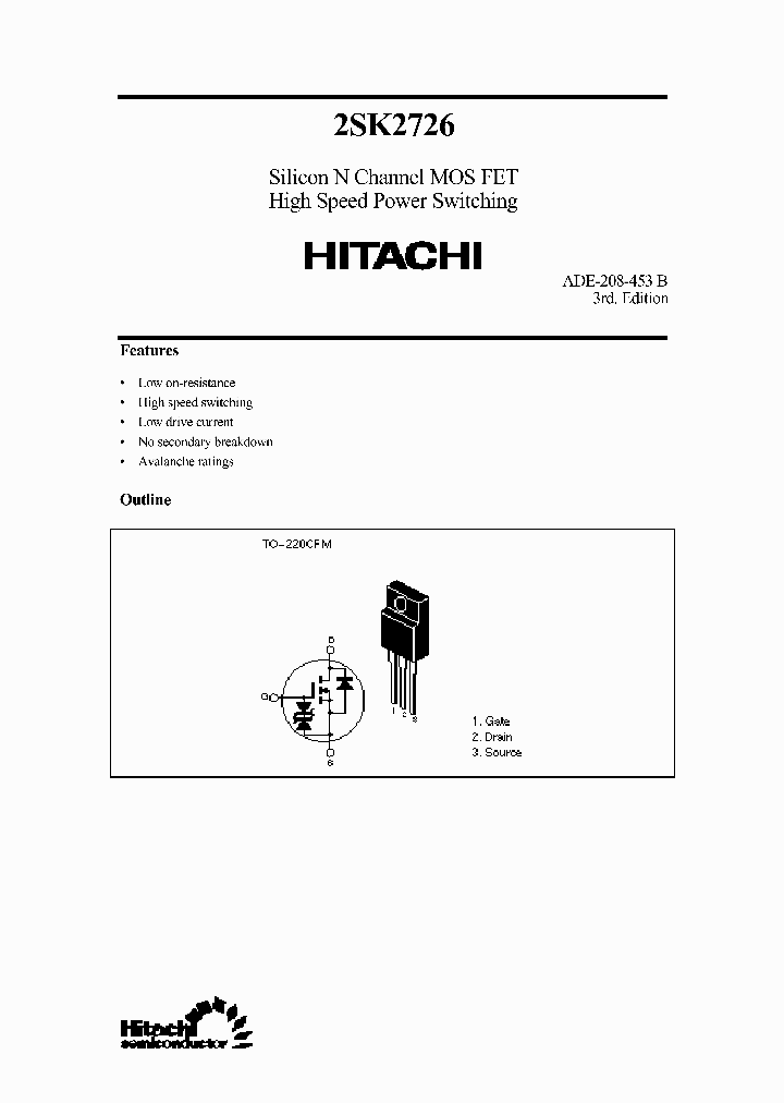 2SK2726_951010.PDF Datasheet