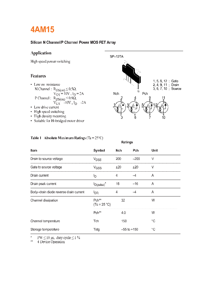 4AM15_952104.PDF Datasheet